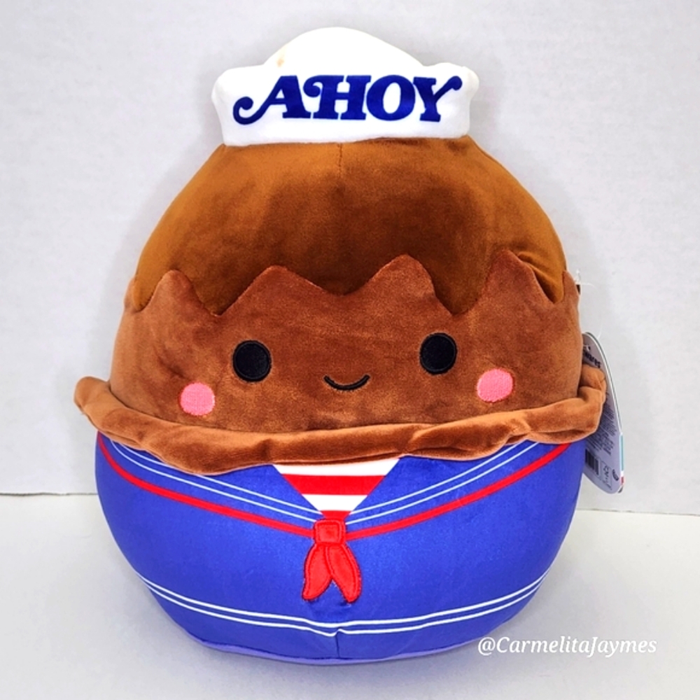 CHOCOLATE PUDDING 🍨 Ahoy Stranger Things Netflix Character 10" Squishmallow NWT